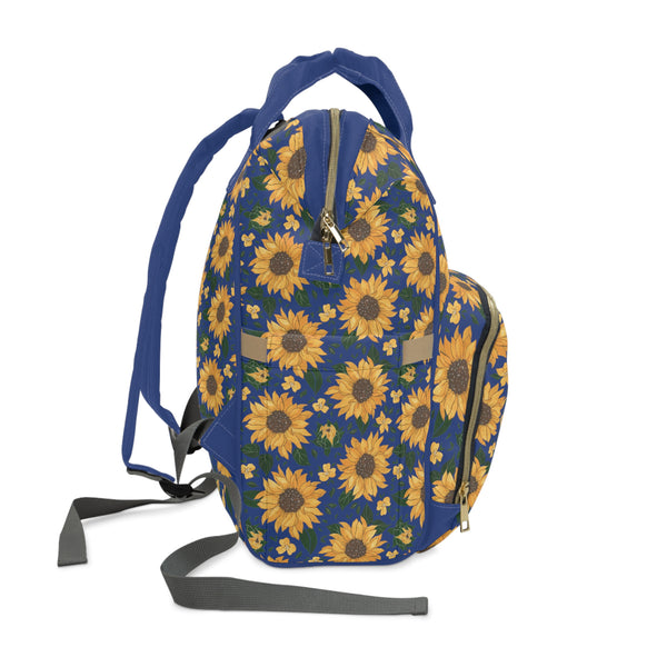 Vintage Sunflowers Diaper Backpack