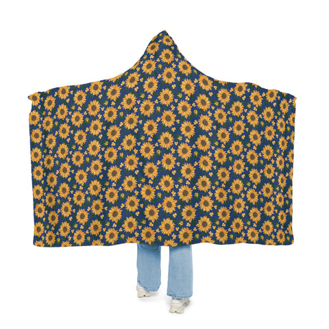 Vintage Sunflowers Snuggle Blanket
