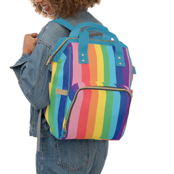 Rainbow Chunk Diaper Backpack 2