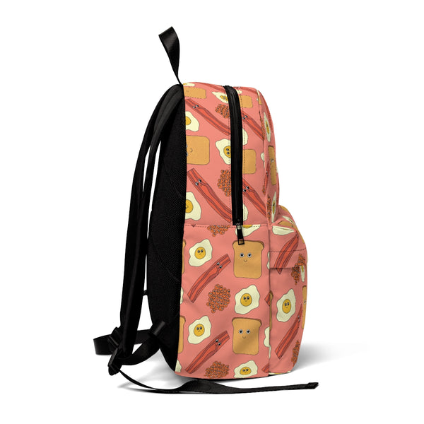 Bacon and eggs backpack
