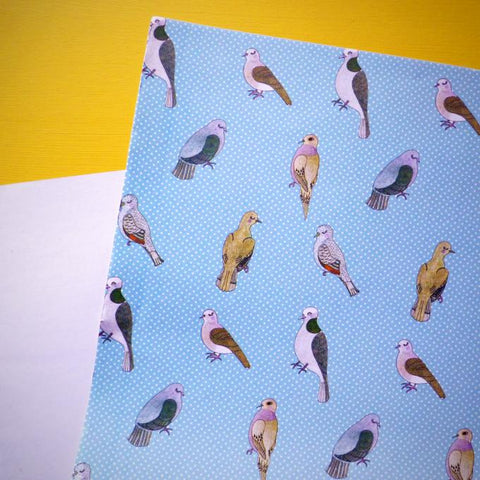 Pigeons Gift Paper - Kate Garey