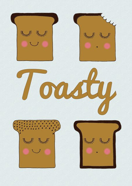 Toasty A4 Print - Kate Garey