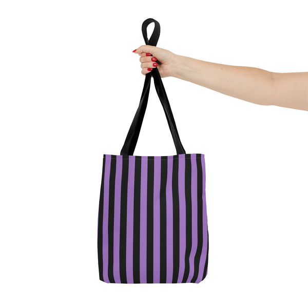 Blackcurrant Liquorice Stripe Tote Bag