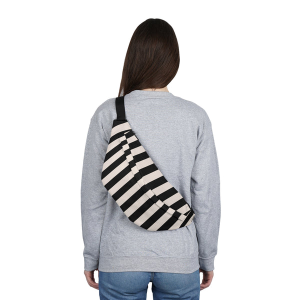 Stripey fanny pack