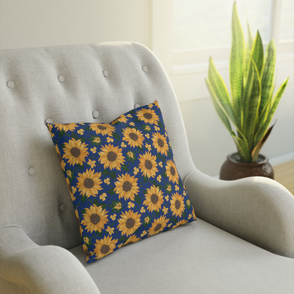 Vintage Sunflowers Cushion