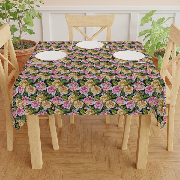 Vintage Granny Floral Tablecloth