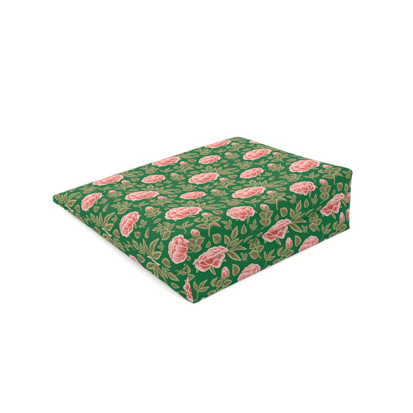 Vintage Peony Cosmetic Bag Green