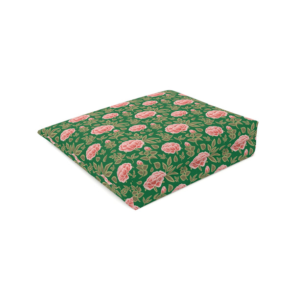 Vintage Peony Cosmetic Bag Green