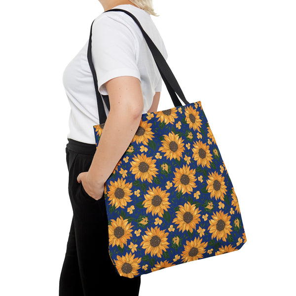 Vintage Sunflowers Tote Bag