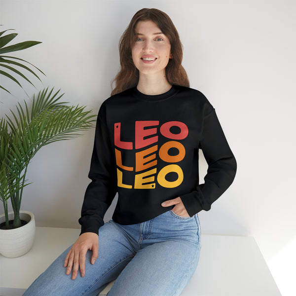 Leo Zodiac Crewneck Sweatshirt