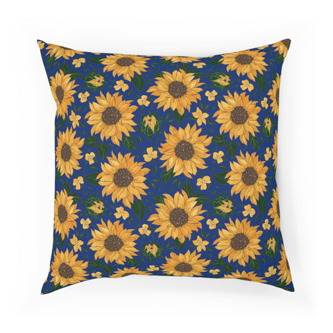 Vintage Sunflowers Cushion