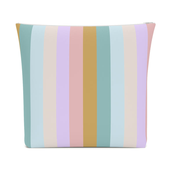 Pastel rainbow cosmetic bag