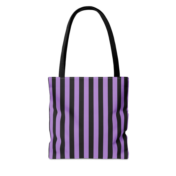 Blackcurrant Liquorice Stripe Tote Bag