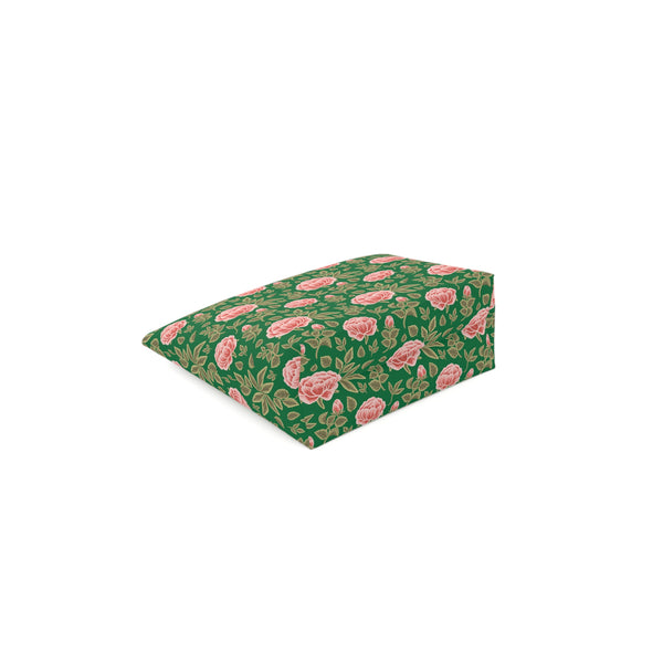 Vintage Peony Cosmetic Bag Green