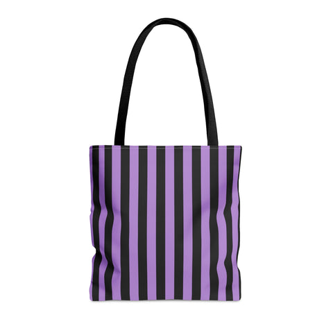 Blackcurrant Liquorice Stripe Tote Bag