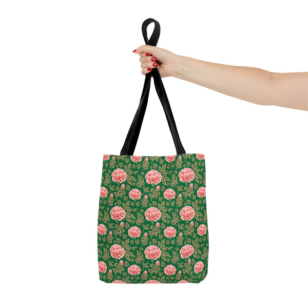 Vintage Peony Tote Bag