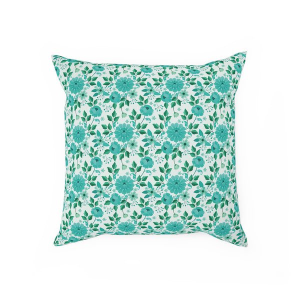 Vintage Minty Flowers Cushion