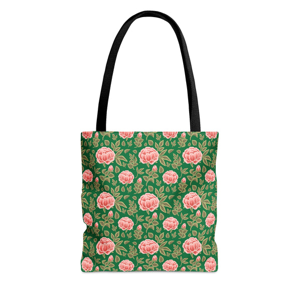 Vintage Peony Tote Bag