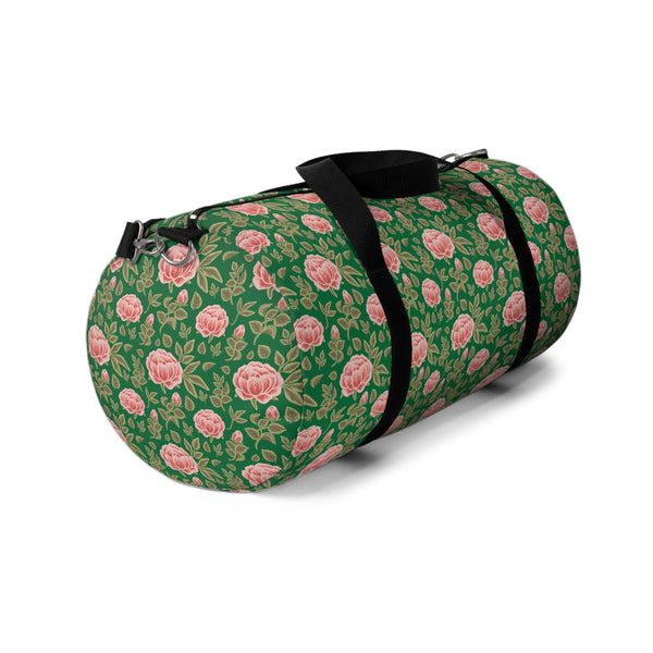 Vintage Peony Duffel Bag Green