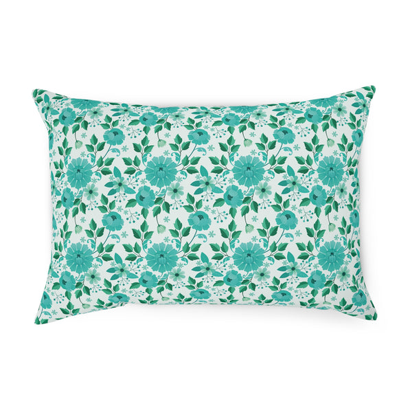 Vintage Minty Flowers Cushion