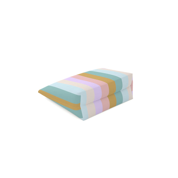 Pastel Rainbo Stripe Cosmetic Bag