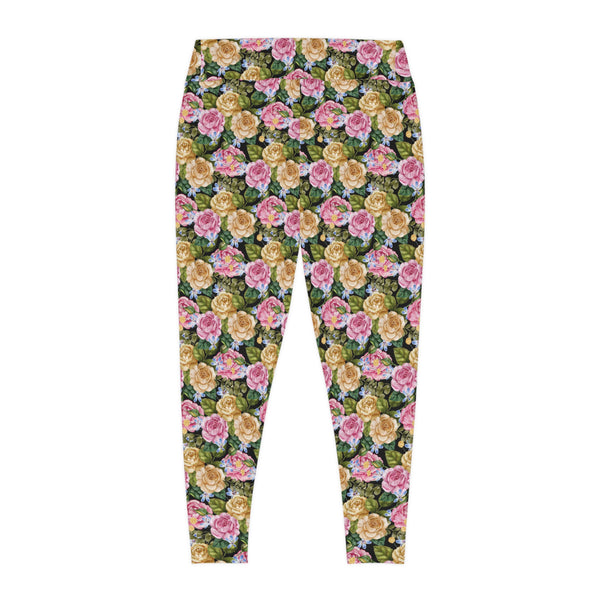 Granny Floral Plus Size Leggings