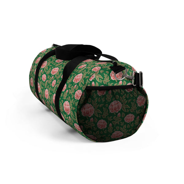 Vintage Peony Duffel Bag Green