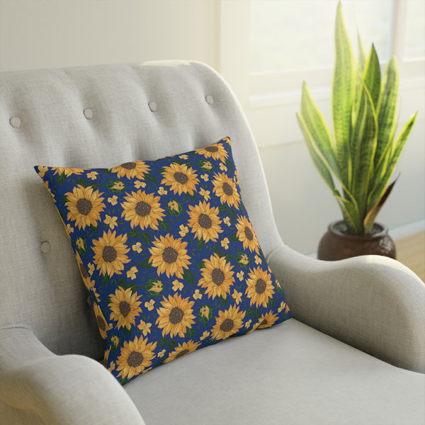 Vintage Sunflowers Cushion