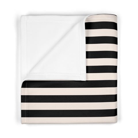 Stripey baby blanket