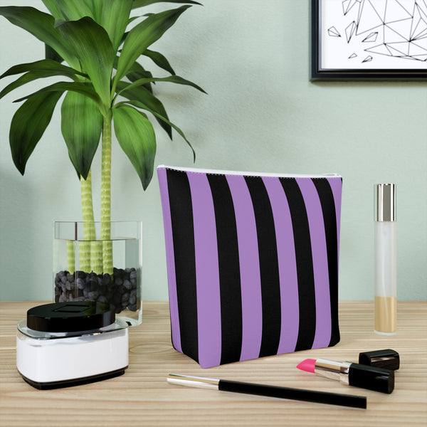 Blackcurrant Liquorice Stripe Cosmetic Bag