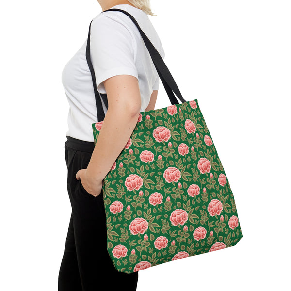 Vintage Peony Tote Bag