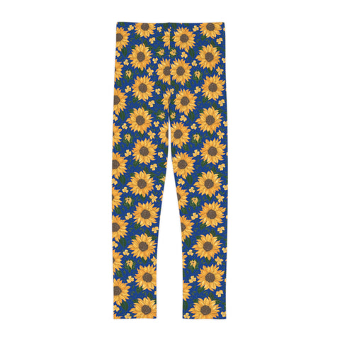 Vintage Sunflowers Kids Leggings