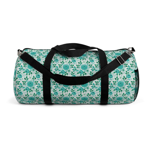 Vintage Minty Floral Duffel Bag