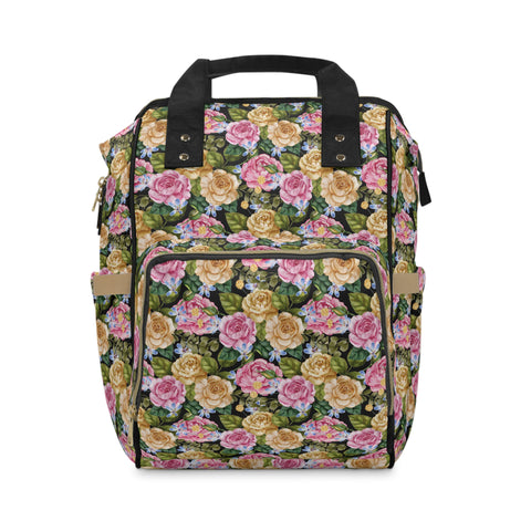 vintage floral diaper bag