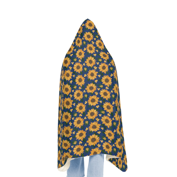 Vintage Sunflowers Snuggle Blanket