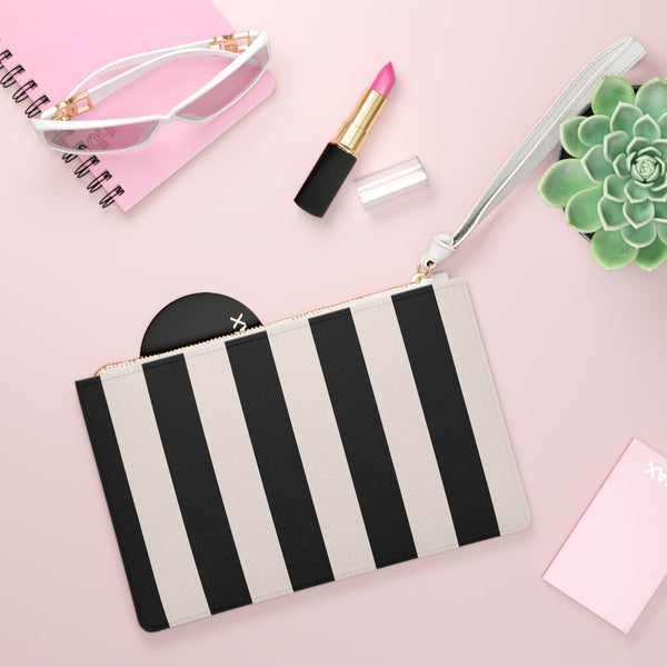 Humbug Candy Stripe Clutch Bag