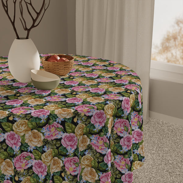 Vintage Granny Floral Tablecloth