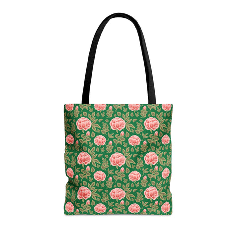 Vintage Peony Tote Bag