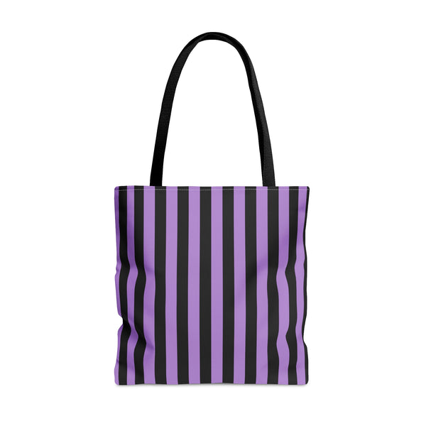 Blackcurrant Liquorice Stripe Tote Bag