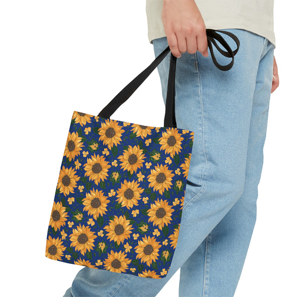 Vintage Sunflowers Tote Bag