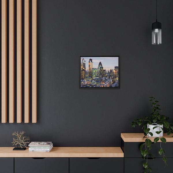 The Gherkin London Portrait on Canvas