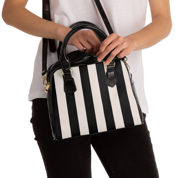Humbug Candy Stripe Shoulder Handbag