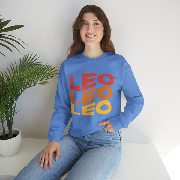 Leo Zodiac Crewneck Sweatshirt