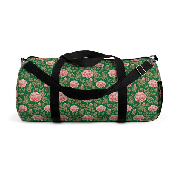 Vintage Peony Duffel Bag Green