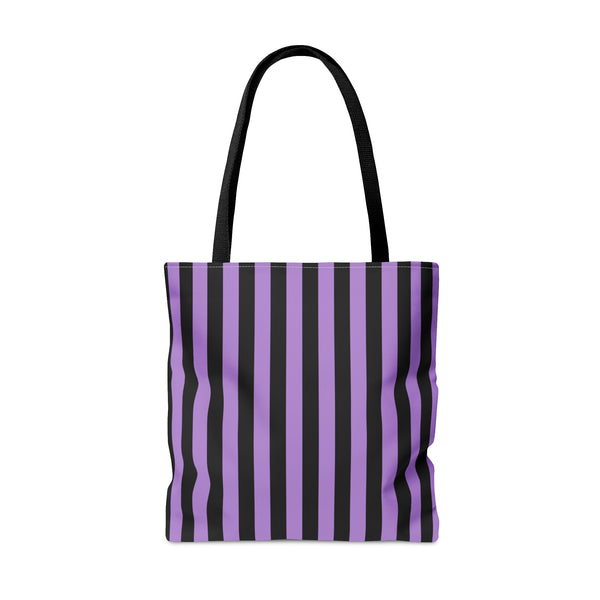 Blackcurrant Liquorice Stripe Tote Bag