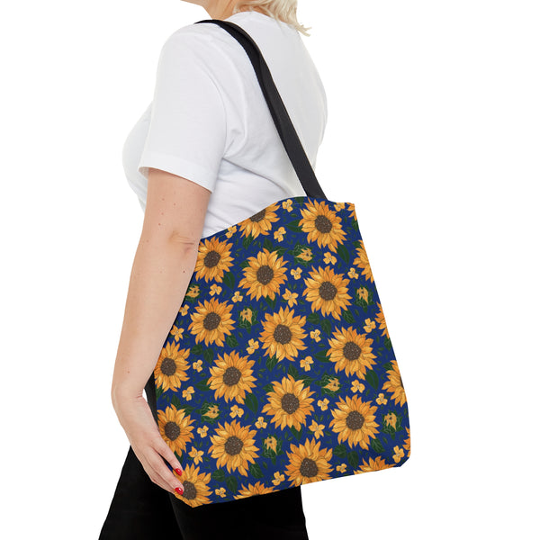 Vintage Sunflowers Tote Bag