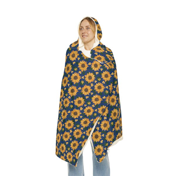 Vintage Sunflowers Snuggle Blanket