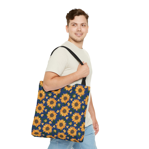 Vintage Sunflowers Tote Bag