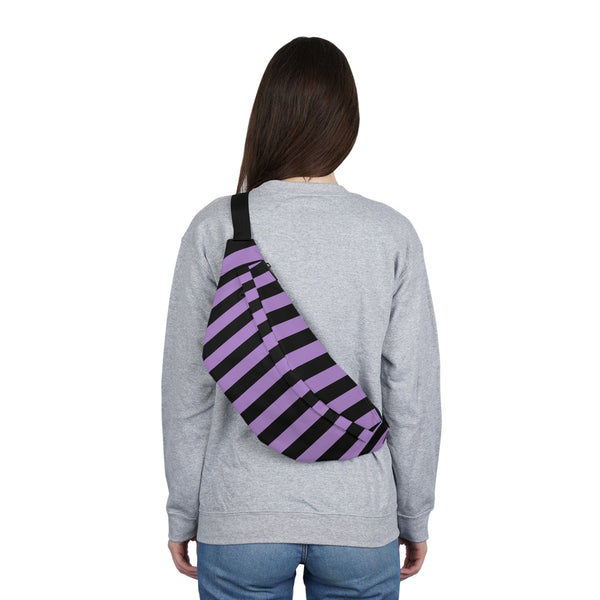 Blackcurrant Liquorice Stripe Large Bum Bag