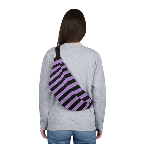 Blackcurrant Liquorice Stripe Large Bum Bag